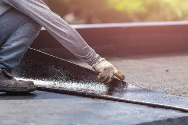 Professional Waterproofing technician working in Random Lake, WI